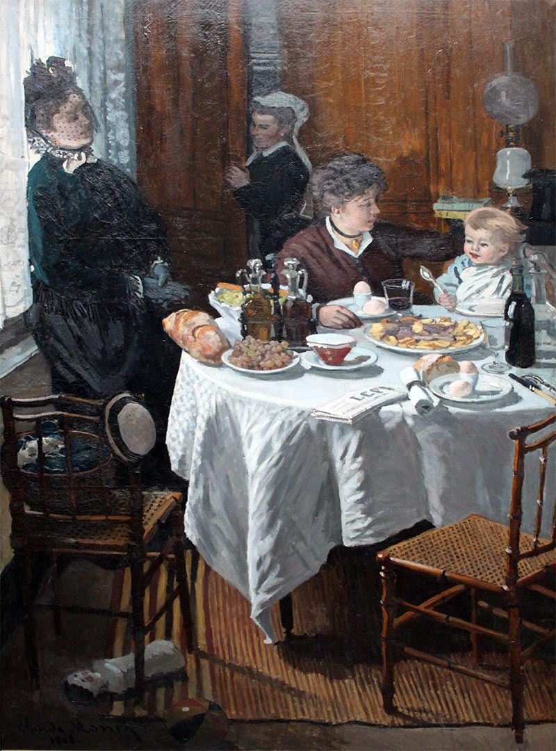 Le Déjeuner, Claude Monet (1868)